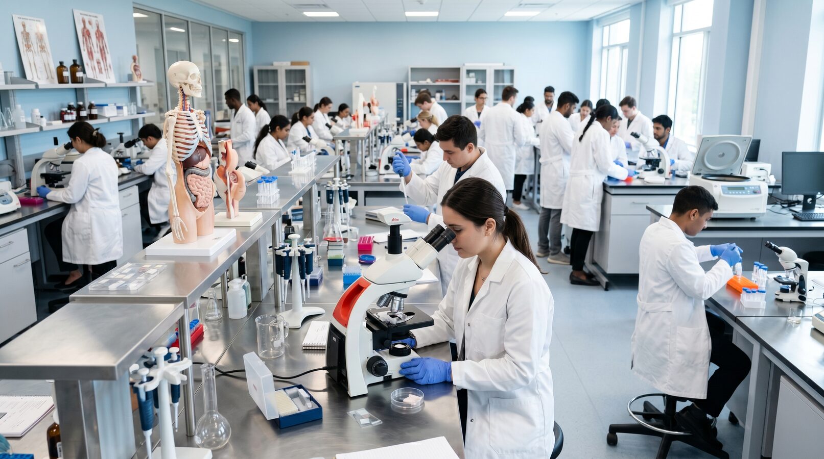 مختبر طبي بجامعة كوزباييف